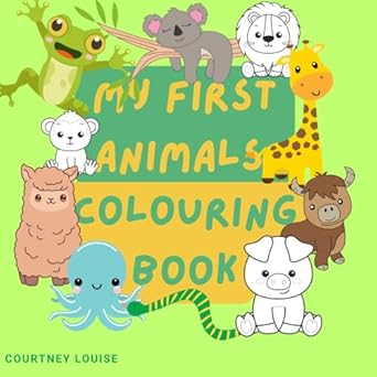 my first animals colouring pages ( digital )